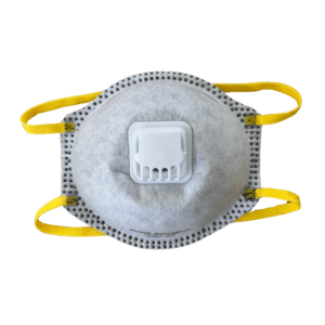 MASCARILLA DE CARBON ACTIVADO CON VÁLVULA